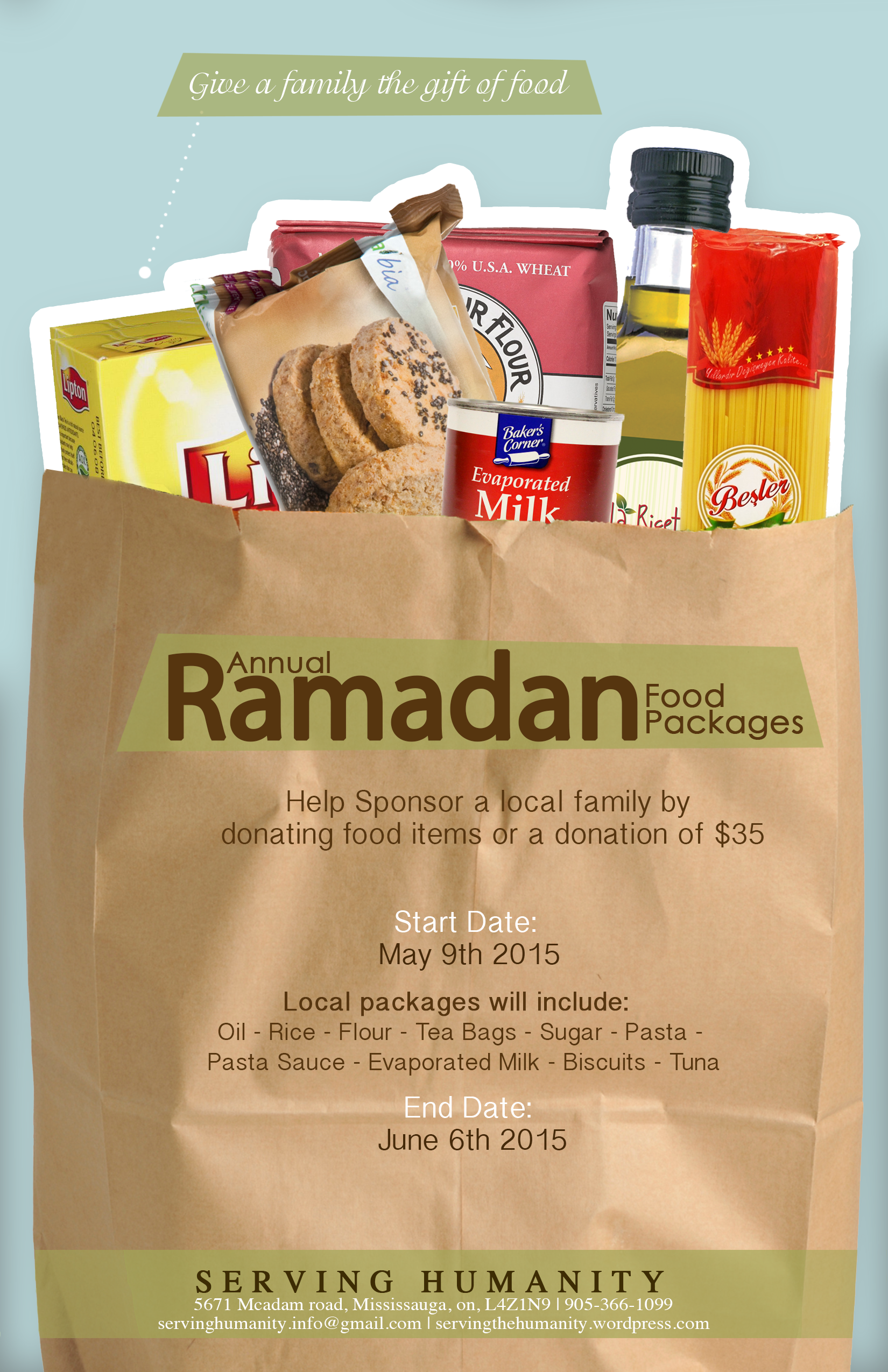 Ramadan food package 2015