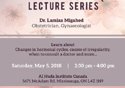 Women’s Health Lecture Series 2018