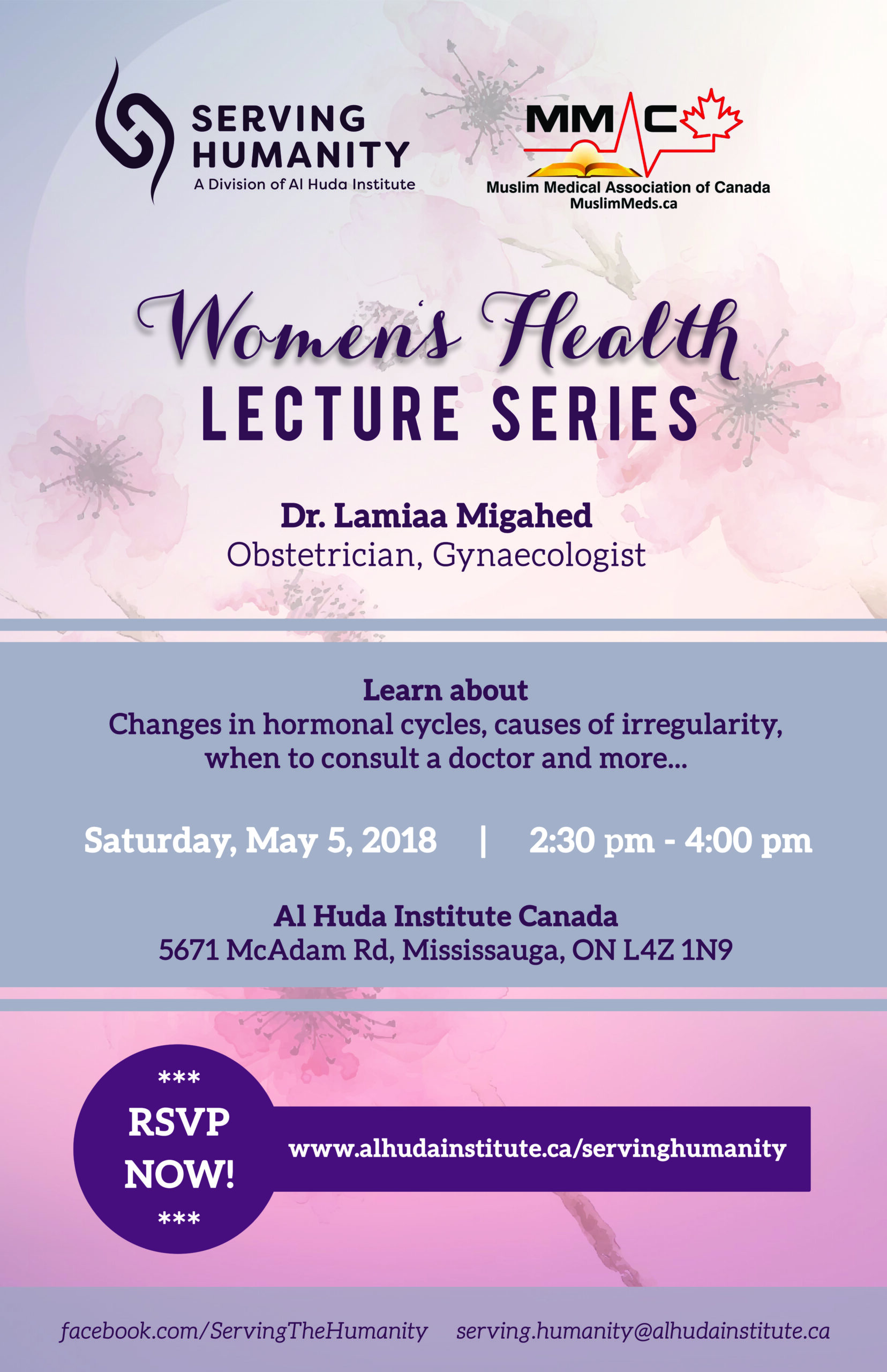 Women’s Health Lecture Series 2018
