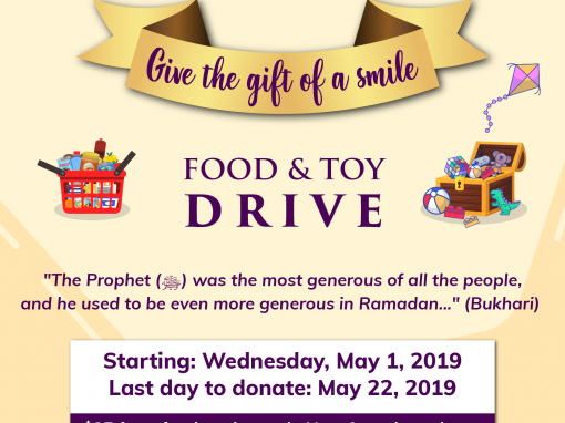 Share the Blessings – Ramadan Food & Toy Drive