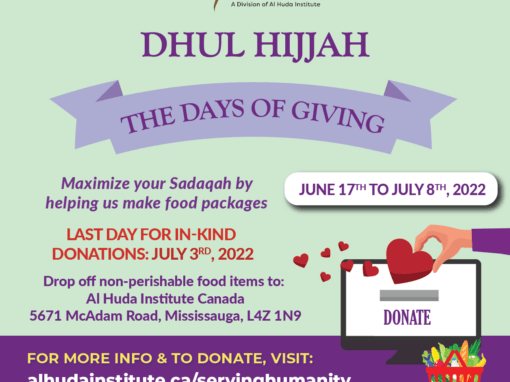 Dhul Hijjah Food Drive 2022