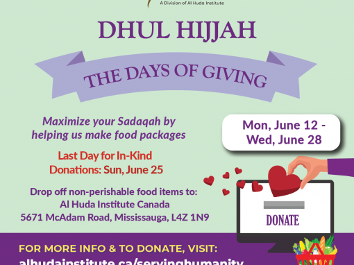 Dhul Hijjah Food Drive 2023